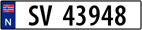 Truck License Plate